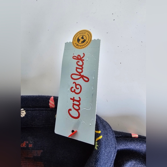 Cat & Jack Button Down Shirt - 3T NWT - Picture 6 of 7